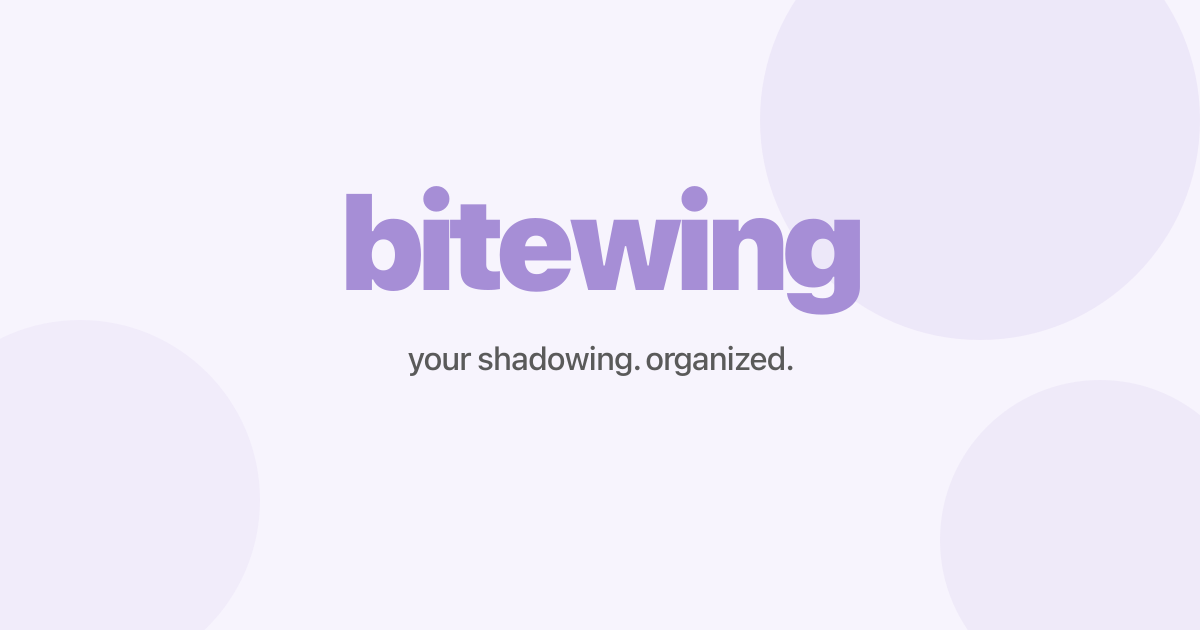 Bitewing — Product launch page